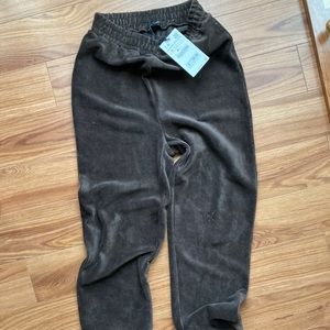 Zara Brown Corduroy Joggers